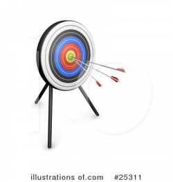 Archery Clipart #25311 - Illustration by KJ Pargeter