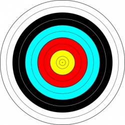 Archery Target clip art vector | Clipart Panda - Free Clipart Images