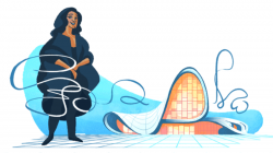 Zaha Hadid Google doodle honors first woman to win the Pritzker ...