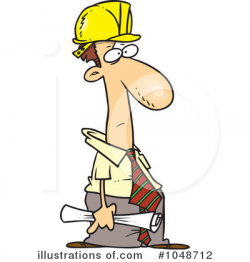 Engineer Clipart #1048712 - Illustration by toonaday