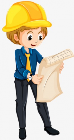 Architect, Cartoon, Construction Site, Female PNG Image and Clipart ...