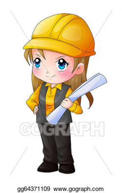 Stock Illustration - Architect. Clipart Drawing gg64371109 ...