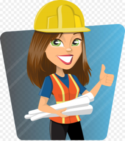 Engineering Woman Clip art - CONTRACTOR png download - 909*1024 ...