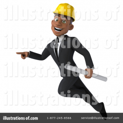 Black Male Architect Clipart #1331416 - Illustration by Julos