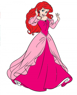 Princess Ariel's Pink Dress by unicornsmile on DeviantArt