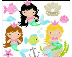 Cartoon Mermaid Clip Art | Mermaid Clipart Kids | Clipart Panda ...