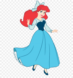 Ariel Rapunzel Belle Costume Cosplay - Ariel Outline Cliparts png ...