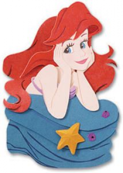 Kid's Crafts Disney Princess Portrait Sticker: Ariel from The Little ...