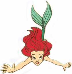 Image - Little Mermaid Wooden Boxed Pin Set (Ariel Swimming).jpeg ...
