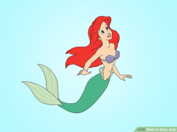 3 Ways to Draw Ariel - wikiHow