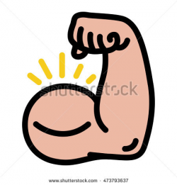 28+ Collection of Flexing Arm Clipart | High quality, free cliparts ...