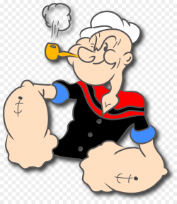 Bluto Popeye T-shirt Cartoon Character - Popeye Clipart png download ...