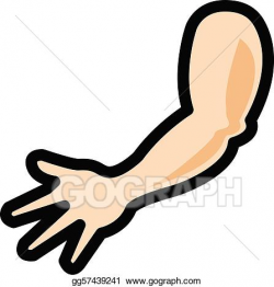 EPS Vector - Human shoulder, arm, elbow and hand. Stock ...