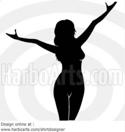 Healthy & beautiful woman - Vector clipart >> http://harboarts.com ...