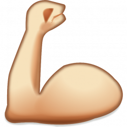 Flexing Muscles Emoji transparent PNG - StickPNG