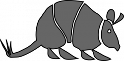 Armadillo Clip Art at Clker.com - vector clip art online, royalty ...