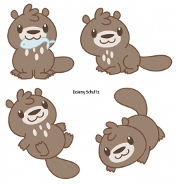 Chibi Giant River Otter by Daieny on DeviantArt
