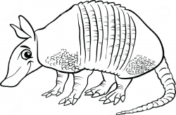 Awesome Armadillo Coloring Page Collection | Printable Coloring Sheet