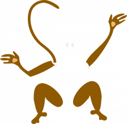 Monkey Legs And Arms Clip Art at Clker.com - vector clip art online ...