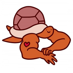 Turtle with Buff Arms