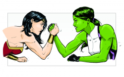 PLANET-PULP // CELEBRATING PULP CULTURE: Wonder Woman Vs. She-Hulk