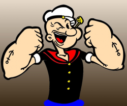 What is tattooed on Popeye's bulging forearms? Why? - Quora