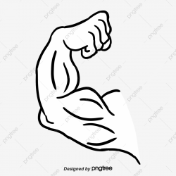 Strong Arms, Arm, Icon, Cartoon Flattening PNG and Vector ...