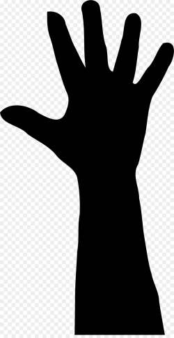 Silhouette Hand Clip art - arm png download - 1147*2197 - Free ...