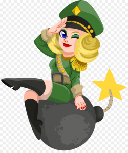 Soldier Cartoon Military Clip art - Female Soldier Cliparts png ...
