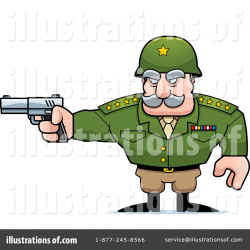 Army General Clipart #1259801 - Illustration by Cory Thoman