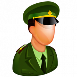 Army Officer Icon | Free Images at Clker.com - vector clip art ...