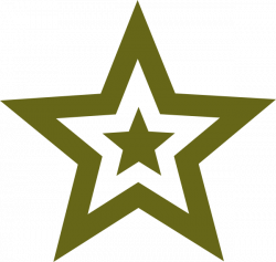 Star Military Green Clip Art at Clker.com - vector clip art online ...