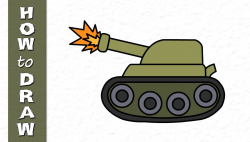 Kids Drawings Military Tank - YouTube