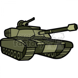 military tank clipart. Royalty-free clipart # 398005