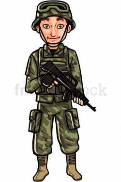 US Army Soldier In Uniform | Warriors & Soldiers Clipart in ...