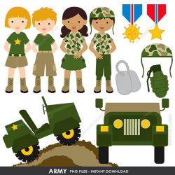 Army Clipart Military vector graphics Patriot Digital Clip
