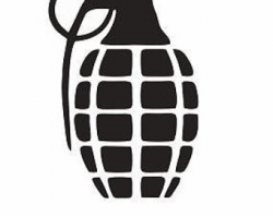 Hand grenade clipart collection