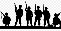 Soldier Silhouette Military Clip art - soldiers png download - 1280 ...