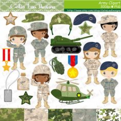 Army clipart Military army clipart 15104 от LittleLiaGraphic ...
