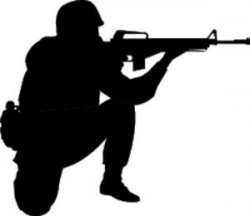 Soldier Salute Silhouette at GetDrawings.com | Free for personal use ...