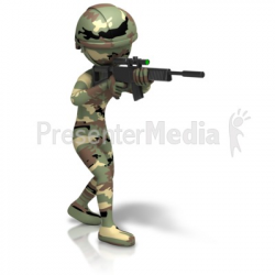Military Stand At Attention - 3D Figures - Great Clipart for ...