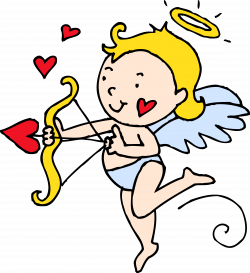 Cute Valentines Cupid Clipart - Free Clip Art