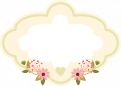 Frame floral em png para baixar | Etiquetas | Pinterest | Floral ...