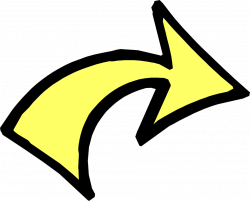 Arrow Yellow | Free Stock Photo | Illustration of a curved right ...