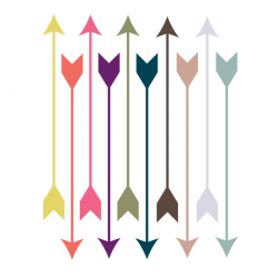 60% OFF SALE Digital Clip Art Pantone Clipart Arrows Modern Arrows ...