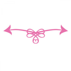 Silhouette Design Store - View Design #148007: double bow fancy arrow