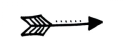 fancy arrow clip art basic hand lettering arrow embellishment amy ...