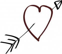 Valentine Heart Arrow clip art Free vector in Open office drawing ...