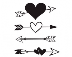 Heart arrow | Etsy