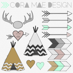free tribal clipart | Tribal prints, Antlers and Arrow